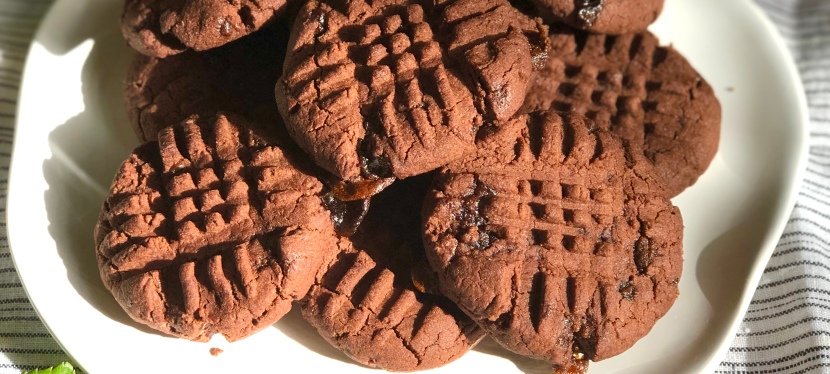 Cookies με ταχίνι, κακάο & σταγόνες σοκολάτας, χωρίς γλουτένη & χορτοφαγικά!